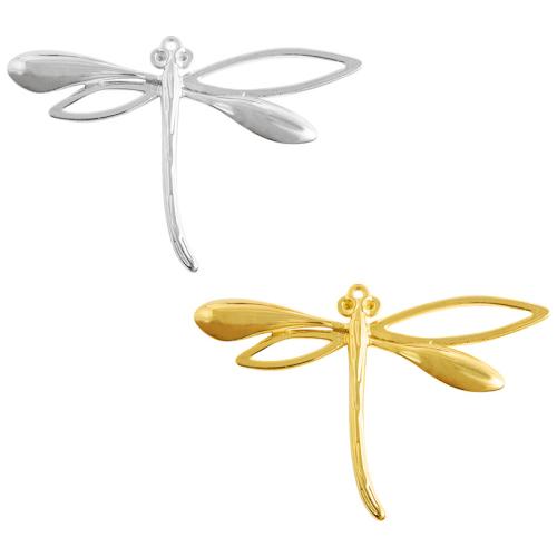 Stainless Steel Animal Pendants 304 Stainless Steel Dragonfly plated DIY Sold By Bag