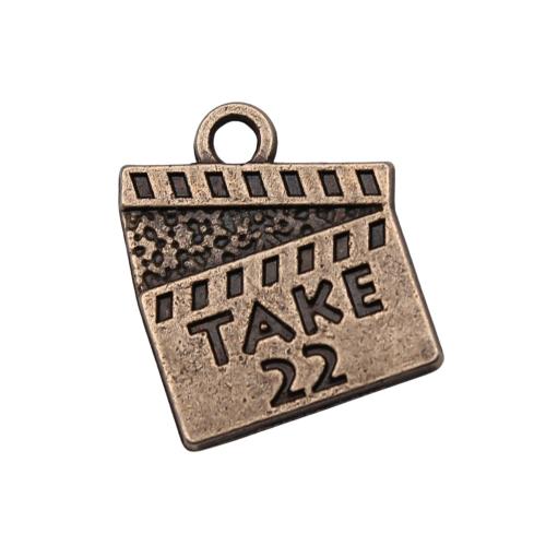 Zinc Alloy Pendants plated DIY antique bronze color Sold By Bag