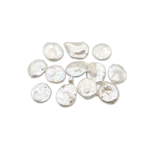Cultured No Hole Freshwater Pearl Beads Baroque DIY white Sold By PC