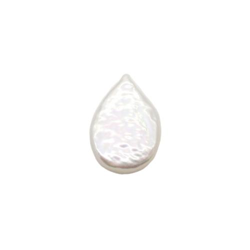 Cultured No Hole Freshwater Pearl Beads Teardrop DIY white Sold By PC