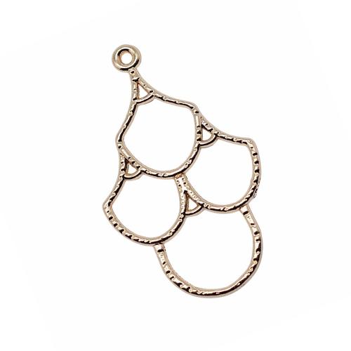 Zinc Alloy Hollow Pendants plated DIY Sold By Bag