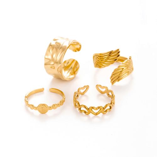 Ring Finger ze stali nierdzewnej, Stal nierdzewna 304, Powlekane, biżuteria moda & różne style do wyboru & dla kobiety, dostępnych więcej kolorów, sprzedane przez PC