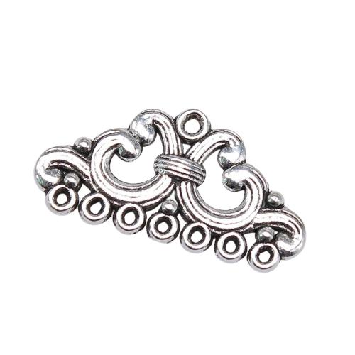 Zinc Alloy Connector plated DIY & hollow Sold By Bag