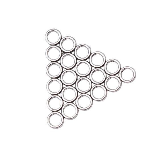 Forbindelse til zinklegering, Zinc Alloy, Triangle, forgyldt, du kan DIY, 10pc'er/Bag, Solgt af Bag