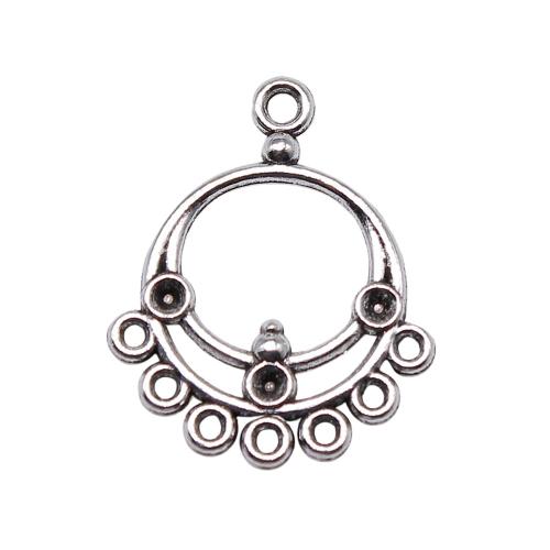 Zinc Alloy Connector plated DIY & hollow Sold By Bag