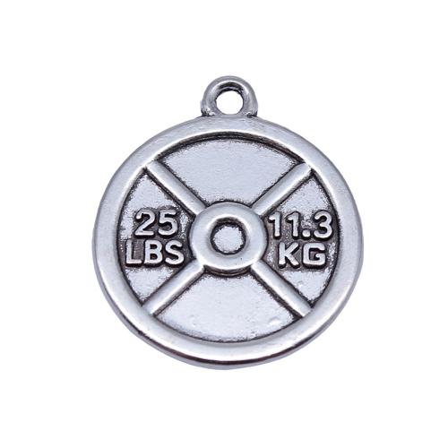 Zinek Přívěsky, Kolo, á, DIY, 10PC/Bag, Prodáno By Bag