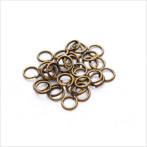 Zinc Alloy Jump Rings plated DIY Sold By PC