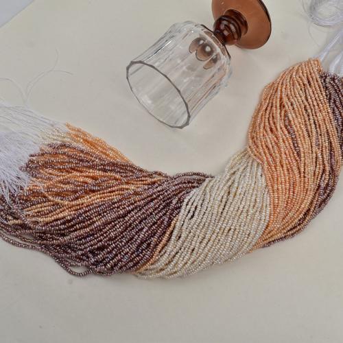 Natural Freshwater Pearl Loose Beads irregular DIY 2-3mm Sold Per 40 cm Strand