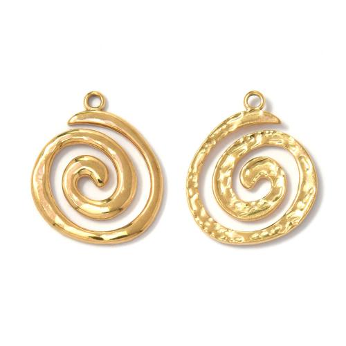 Colgantes de Acero Inoxidable, acero inoxidable 304, chapado en color dorado, Bricolaje, dorado, 10PCs/Bolsa, Vendido por Bolsa