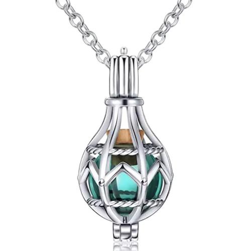 304 Stainless Steel Cinerary Casket Pendant Teardrop plated DIY & hollow Sold By PC