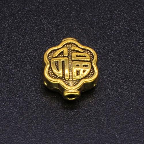 Zinc Alloy Spacer Beads gold color plated DIY gold Sold By Bag