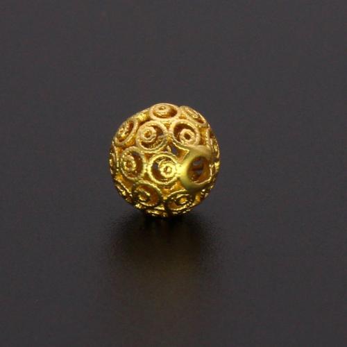 Brass Spacer Beads plated DIY & hollow gold nickel lead & cadmium free 10/Bag Sold By Bag