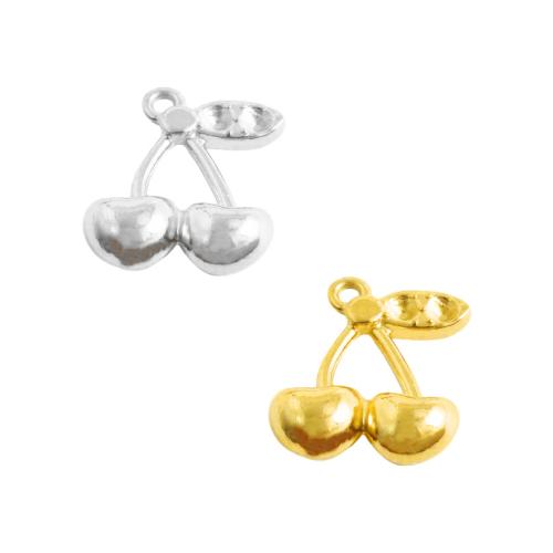 Stainless Steel Pendants 304 Stainless Steel Cherry plated DIY Sold By Bag