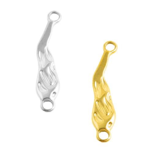 Connecteurs en acier inoxydable, Acier inoxydable 304, Placage, DIY, plus de couleurs à choisir, 10PC/brin, Vendu par brin