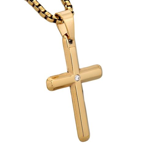 Nerezová ocel Cross Přívěsky, 304 Stainless Steel, Kříž, DIY & s drahokamu, více barev na výběr, Prodáno By PC