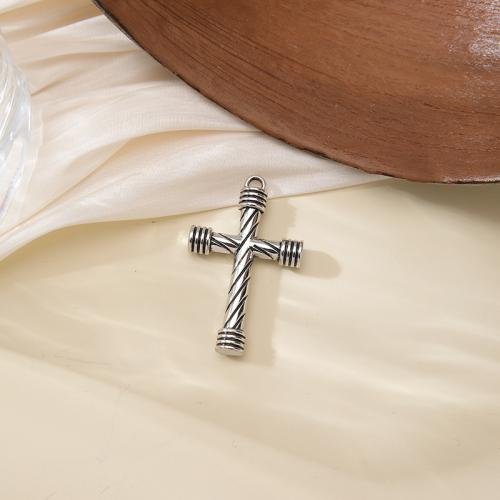 Zinc Alloy Cross Pendants gold color plated DIY Sold By PC