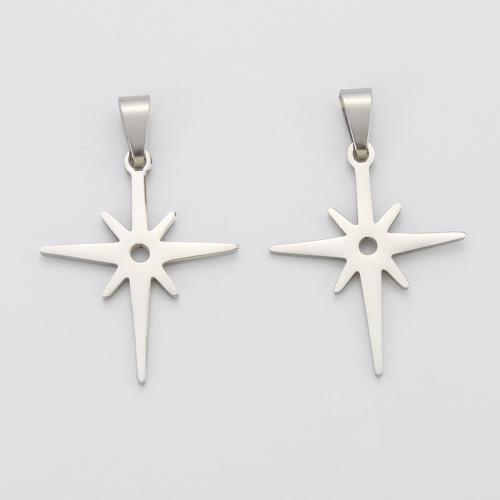 Stainless Steel Pendants 304 Stainless Steel silver color plated DIY silver color Sold By PC