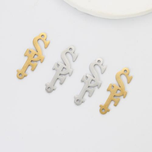 Connecteurs en acier inoxydable, Acier inoxydable 304, Placage, DIY, plus de couleurs à choisir, 43x23x1mm, Vendu par PC