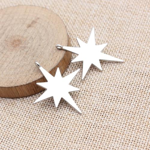 Zinc Alloy Star Pendant plated DIY Sold By Bag