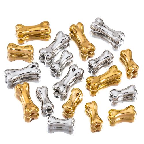 ABS Plastic Beads plated DIY Sold By Bag