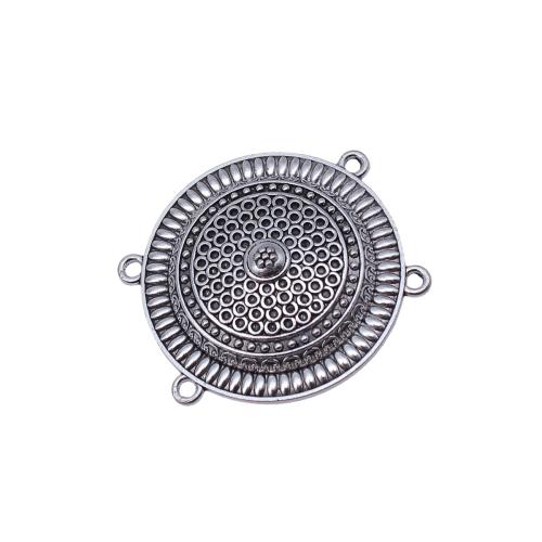 Forbindelse til zinklegering, Zinc Alloy, Runde, forgyldt, du kan DIY, 10pc'er/Bag, Solgt af Bag