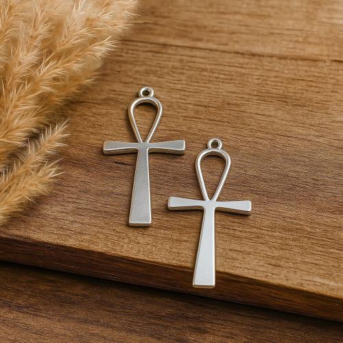 Zinc Alloy Cross Pendants gold color plated DIY silver color Sold By PC