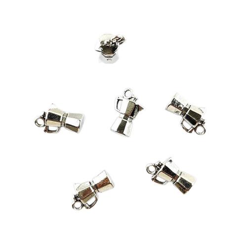 Zinc Alloy Pendants silver color plated DIY silver color Sold By Bag