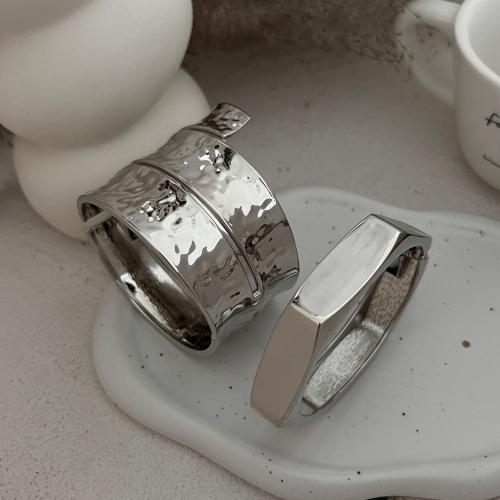 Zink Alloy Bangle Smycken, plated, mode smycken & för kvinna, fler färger för val, Säljs av PC