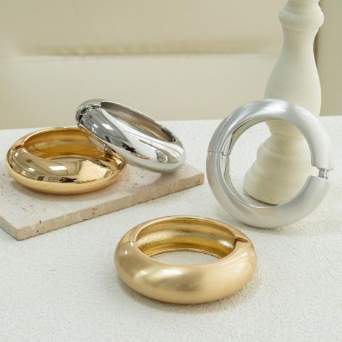 Zink Alloy Bangle Smycken, plated, mode smycken & olika stilar för val & för kvinna, fler färger för val, Säljs av PC