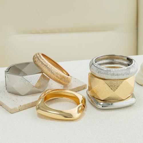 Zink Alloy Bangle Smycken, plated, mode smycken & olika stilar för val & för kvinna, fler färger för val, Säljs av PC