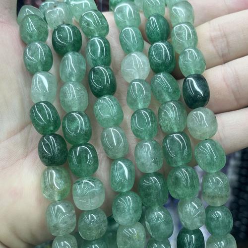 Grânulos de quartzo natural jóias, Morango Quartz, DIY, verde, vendido para 38 cm Strand