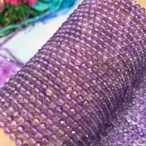 Natural Quartz Jewelry Beads Lavender Quartz DIY Grade AAAAA beads length 4-4.5MM Sold Per Approx 35-40 cm Strand