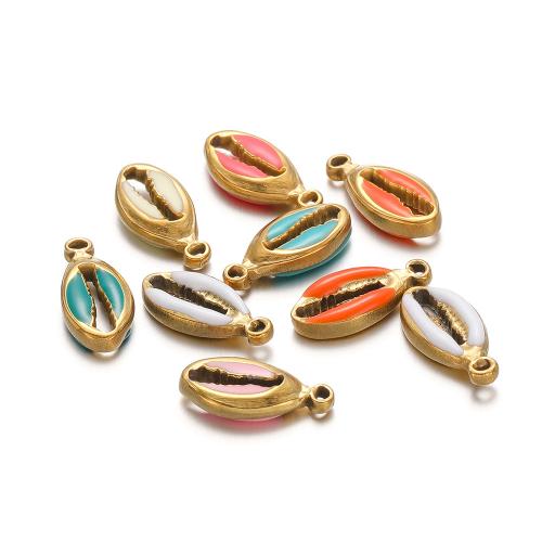 ステンレス鋼アニマルペンダント, 304ステンレススチール, ゴールドメッキ, DIY & エナメル, 無色, 5パソコン/バッグ, 売り手 バッグ