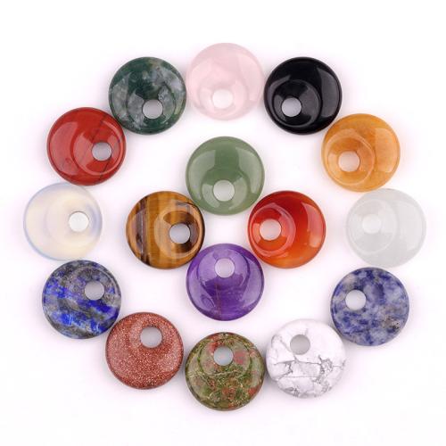 Gemstone Pendants Jewelry Round polished DIY Sold By PC