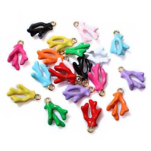 Cink ötvözet Tűzzománc medálok, DIY, 16x10x5mm, 100PC-k/Bag, Által értékesített Bag