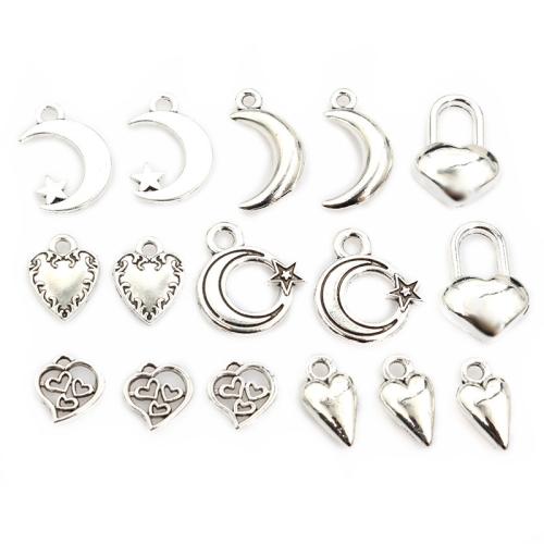 Zinc Alloy Pendler, du kan DIY, 100pc'er/Bag, Solgt af Bag