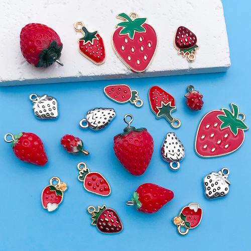 Zinc Alloy Enamel Pendants gold color plated DIY Sold By Bag