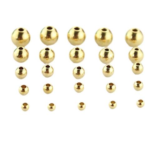 Coirníní Spacer Prás, Babhta, dath an óir plated, DIY & méid éagsúla do rogha, Díolta De réir PC