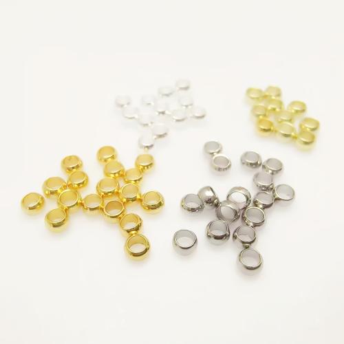 Mosiądz Pozycjonowanie Bead, Powlekane, DIY & różnej wielkości do wyboru, dostępnych więcej kolorów, sprzedane przez PC