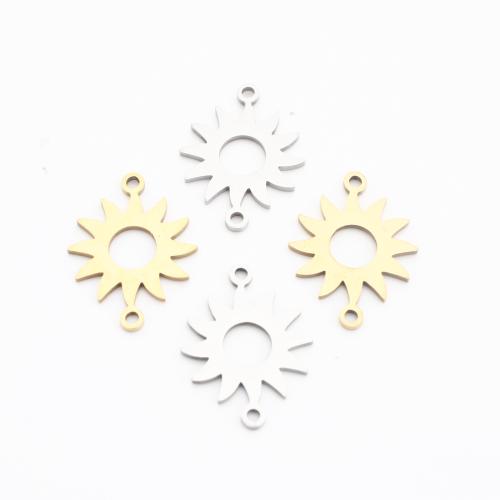 Stainless Steel Connector 304 Stainless Steel Sun plated DIY & hollow Sold By PC