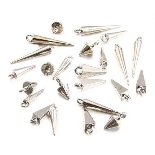 Sinc Alloy Pendants, Cónúil, plátáilte, DIY & stíleanna éagsúla do rogha, Díolta De réir PC