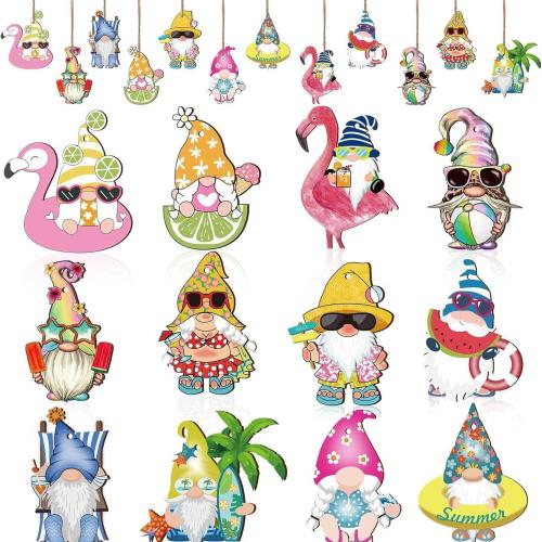 Ornamenti pendenti, legno, 12PC/set, Venduto da set