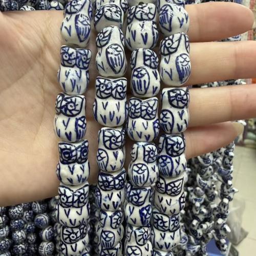 Porcelain Jewelry Beads hand drawing DIY Sold By PC