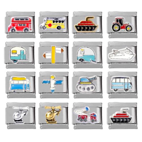 Ruostumaton teräs rannerengas Finding, 304 Stainless Steel, tee-se-itse & eri tyylejä valinta & emali, 10x9x5mm, 5PC/laukku, Myymät laukku