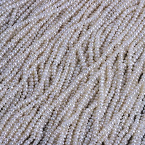 Natural Freshwater Pearl Loose Beads Rice DIY white 3-3.5mm Sold Per 36 cm Strand