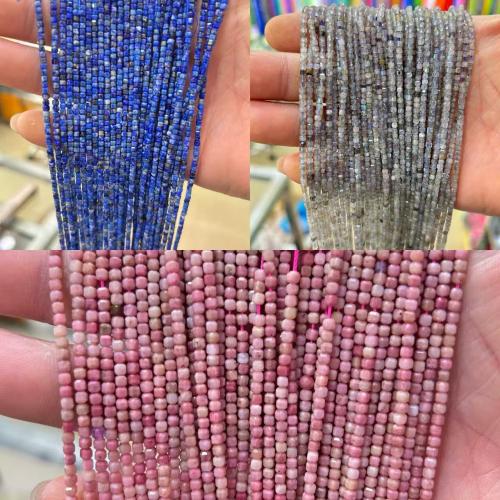 Gemstone Jewelry Beads Square polished DIY & faceted Sold Per Approx 38 cm Strand