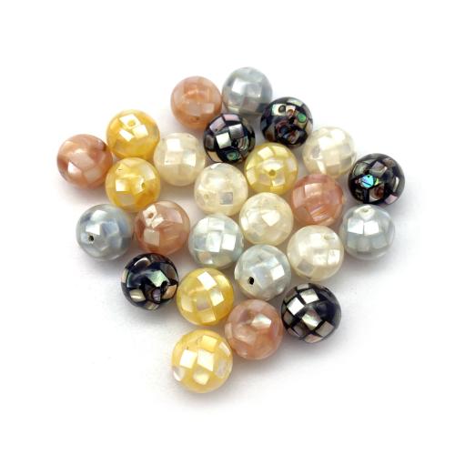 Natuurlijke schelp kralen, Ronde, DIY & mozaïek & verschillende grootte voor keus, meer kleuren voor de keuze, Verkocht door PC
