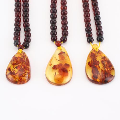 resina collana, regolabile & per la donna, nessuno, beads size 4.5-5mm, Lunghezza Appross. 60 cm, Venduto da PC