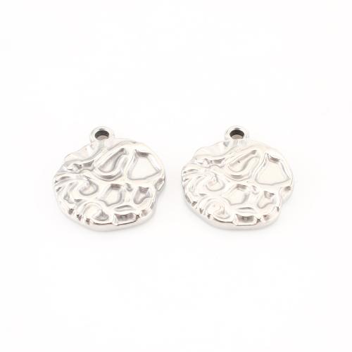 Edelstahl Schmuck Anhänger, 304 Edelstahl, DIY, originale Farbe, 20x19x3mm, 20PCs/Menge, verkauft von Menge