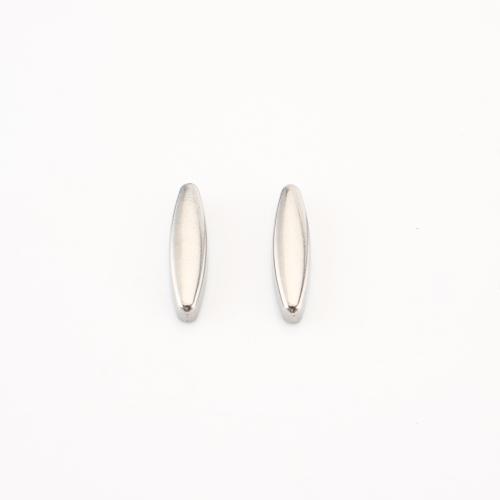 Edelstahl Schmuck Anhänger, 304 Edelstahl, DIY, originale Farbe, 16x4x3mm, 20PCs/Menge, verkauft von Menge